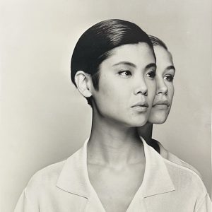 Photographie de mode pour la maison Karl Lagerfeld, Paris, novembre 1988.