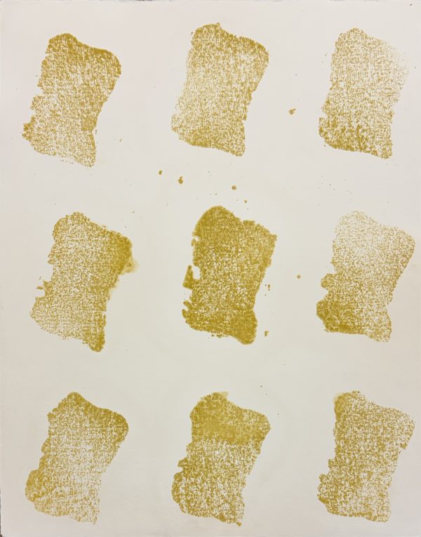 claude viallat monotype or 1980