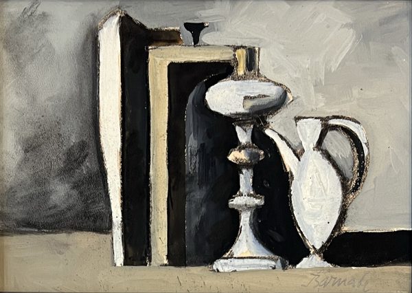 Dubè Duilio BARNABÈ ; nature morte ; huile et gouache sur carton