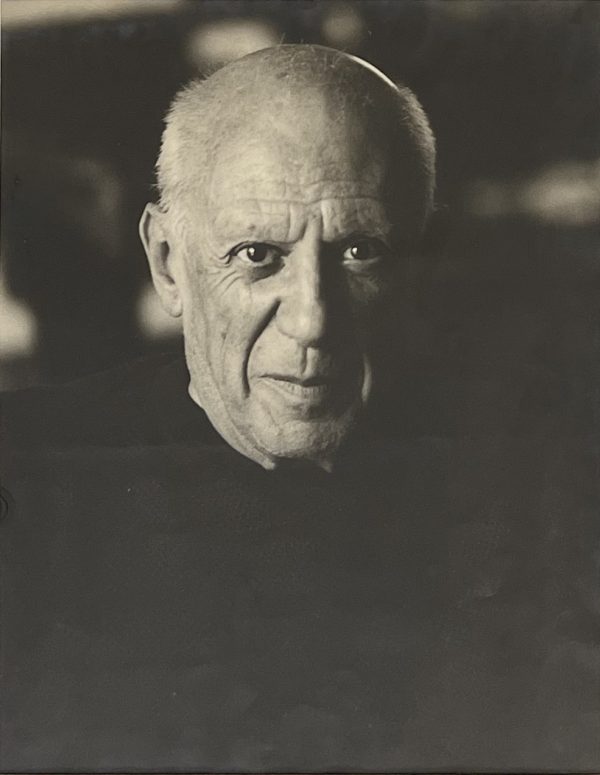 Edward Quinn ; Portrait ; Pablo Picasso ; Épreuve argentique ; noir et blanc