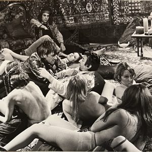 David Angeli ; Serge Gainsbourg ; épreuve argentique ; tournage de film ; Cannabis ; 1970 ; Pierre Koralnik