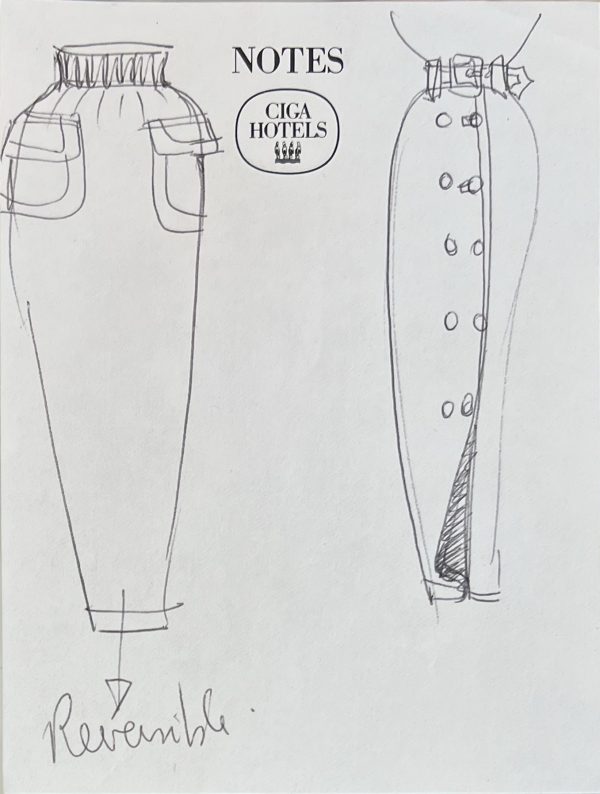 Jean-Paul Gaultier ; JPG ; Dessin de mode ; dessin original