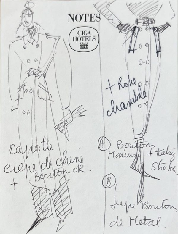 Jean-Paul Gaultier ; JPG ; Dessin de mode ; Dessin Original