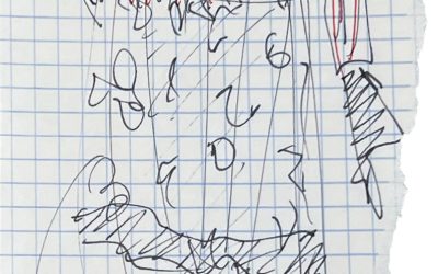 Croquis d’une silhouette,