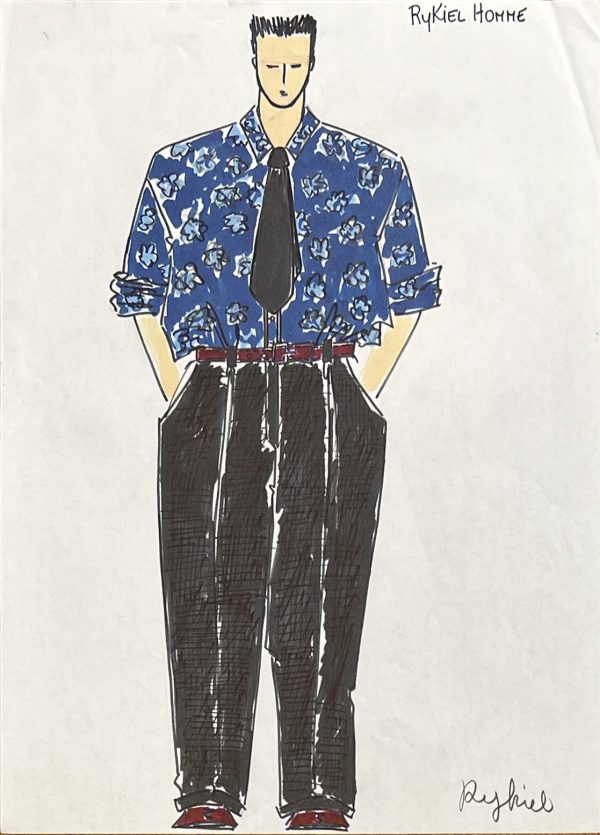 Jean-Paul Gaultier ; JPG ; dessin de mode ; dessin original
