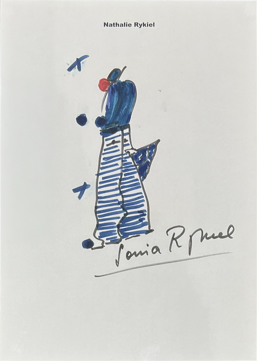 Sonia Rykiel ; Dessin de mode ; Dessin original