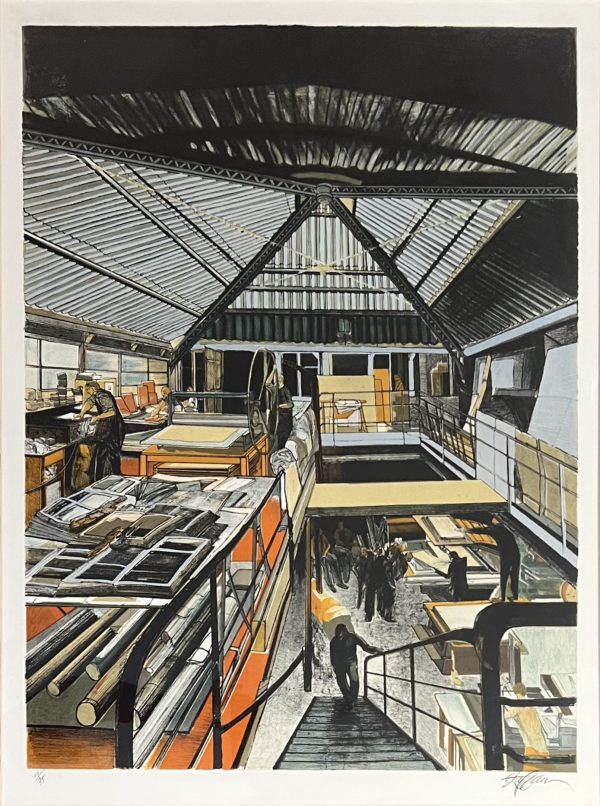 Sam Szafran ; Imprimerie Bellini ; 1972 ; lithographie en couleurs ; Papier Arches ; Œuvres d'art ; multiples