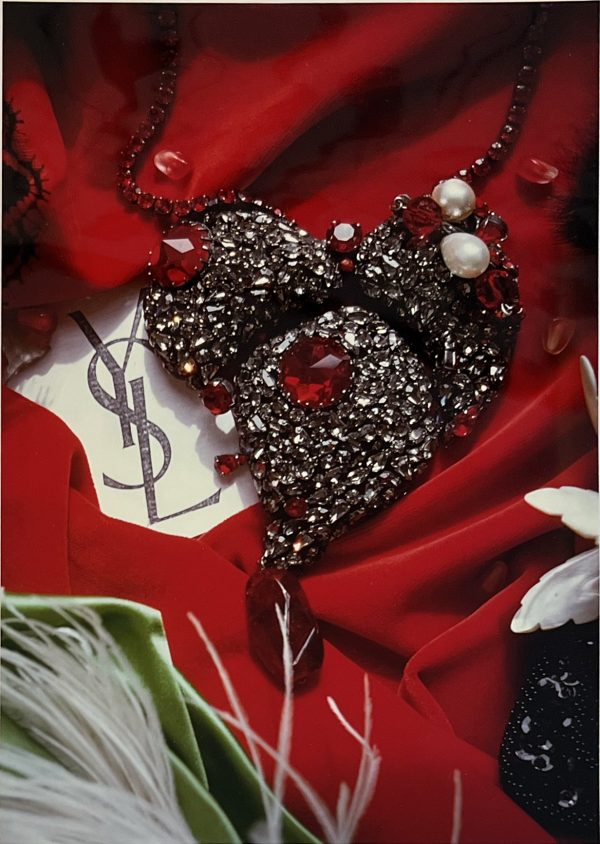 Christine Spengler ; cœur fétiche ; YSL ; Yves Saint Laurent ; épreuve argentique